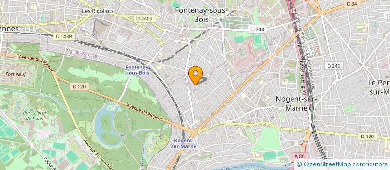 localisation de l'entreprise SCI FONTENAY  FONTENAY-SOUS-BOIS