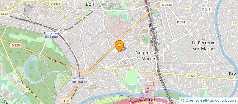 localisation de l'entreprise SCI FONTENAY ORLEANS à NOGENT-SUR-MARNE