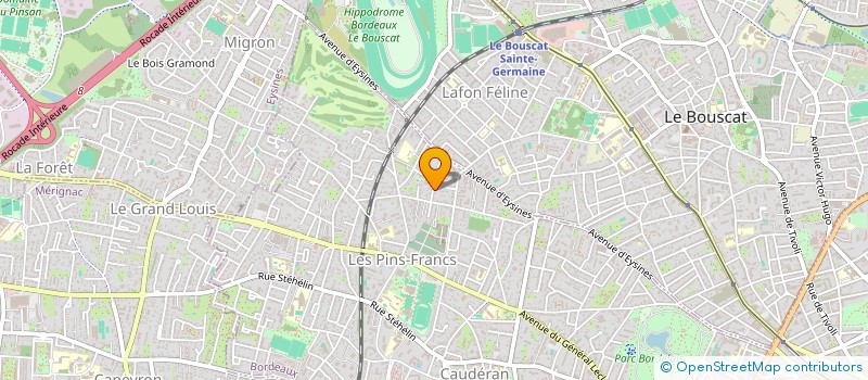 localisation de l'entreprise SCI FONTENEL  BORDEAUX