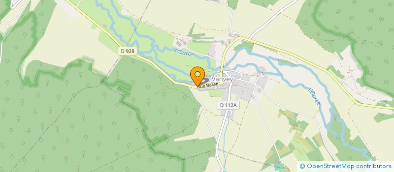 localisation de l'entreprise SCI FONTENIL  VANVEY