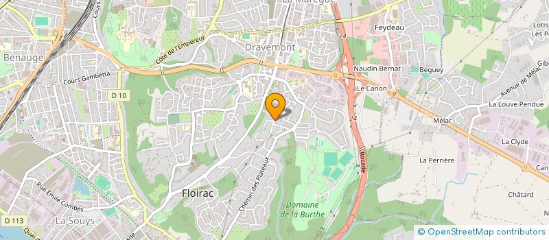 localisation de l'entreprise SCI FONTENILLE  FLOIRAC