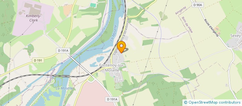 localisation de l'entreprise SCI FONTENOY BELLEVUE  FONTENOY-SUR-MOSELLE