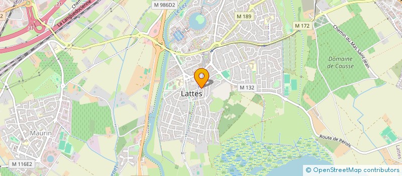 localisation de l'entreprise SCI FONTES-REVEL à LATTES