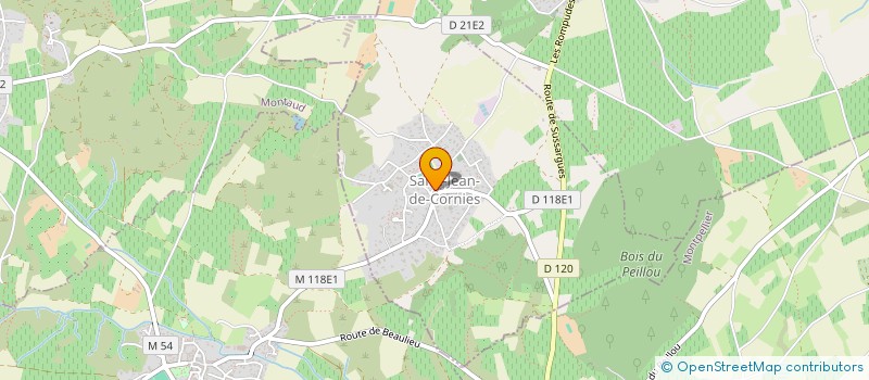 localisation de l'entreprise SCI FONTFROIDE  SAINT-JEAN-DE-CORNIES