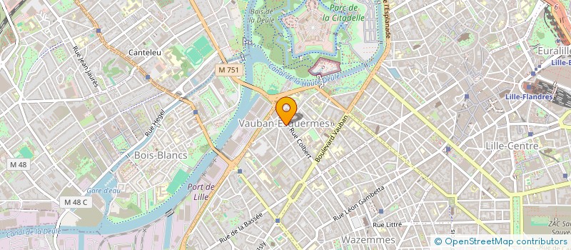 localisation de l'entreprise SCI FONTI  LILLE