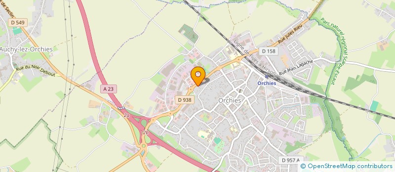 localisation de l'entreprise SCI FONTIER - TAYMANS  ORCHIES