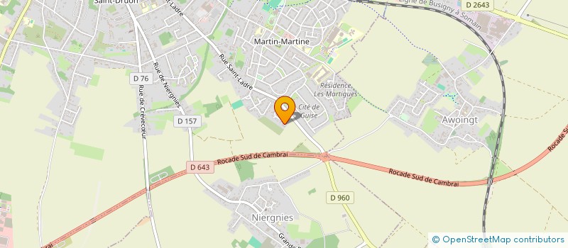 localisation de l'entreprise SCI FONTIMO 592 à CAMBRAI