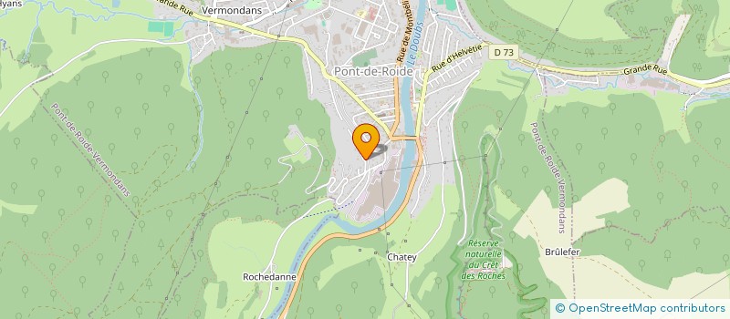 localisation de l'entreprise SCI FONTINE  PONT-DE-ROIDE-VERMONDANS