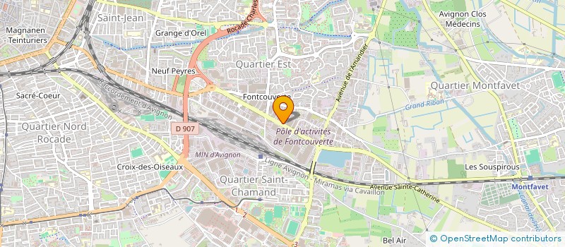 localisation de l'entreprise SCI FONTNEUVE  AVIGNON