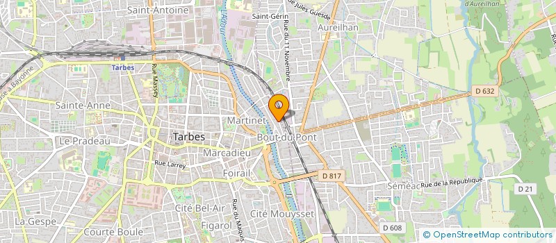 localisation de l'entreprise SCI FONTORBE  TARBES