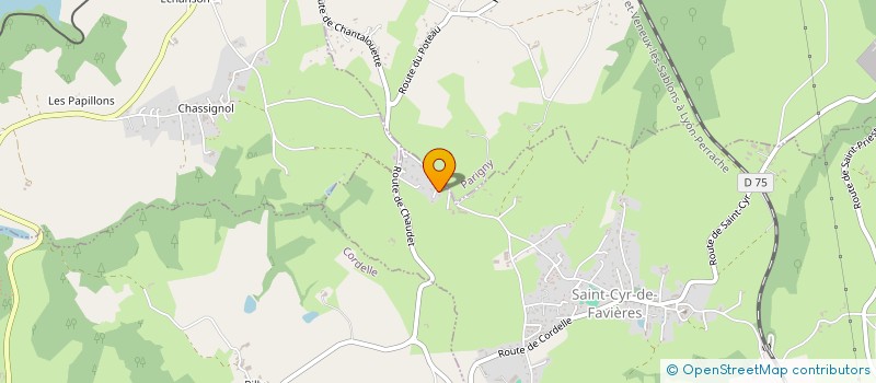localisation de l'entreprise SCI FONTQUENTIN  SAINT-CYR-DE-FAVIERES