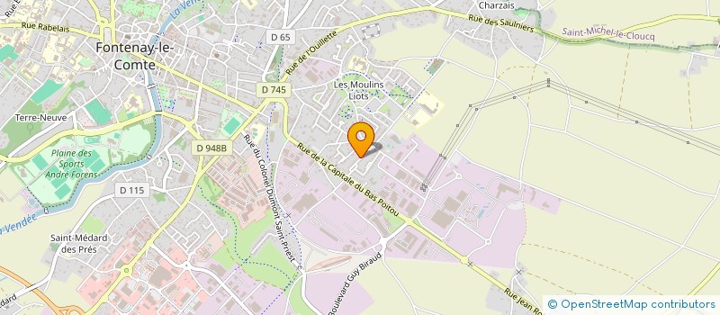 localisation de l'entreprise SCI FONVALMO II  FONTENAY-LE-COMTE