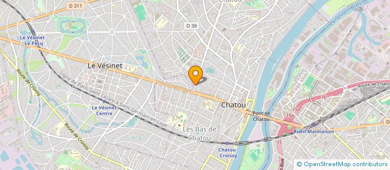 localisation de l'entreprise SCI FONVIELLE  CHATOU