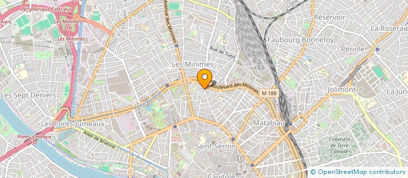 localisation de l'entreprise SCI FONVILANE à TOULOUSE