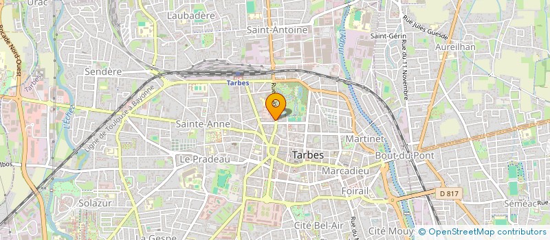 localisation de l'entreprise SCI FORAIN FRANCOIS VERDIER  TARBES