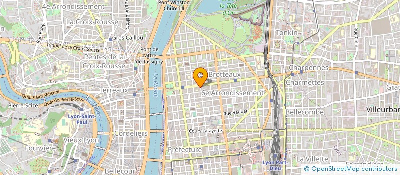 localisation de l'entreprise SCI FORAZ DELUERMOZ  LYON