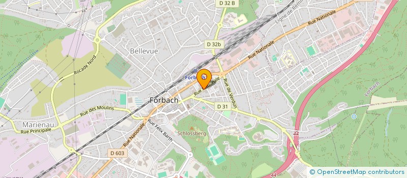 localisation de l'entreprise SCI FORBACH  FORBACH