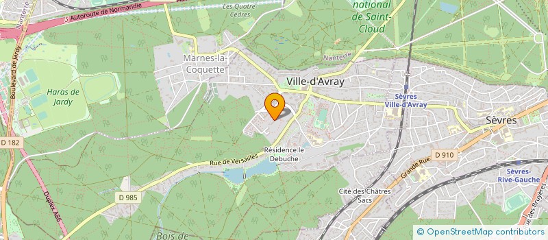 localisation de l'entreprise SCI FORBAN  VILLE-D'AVRAY