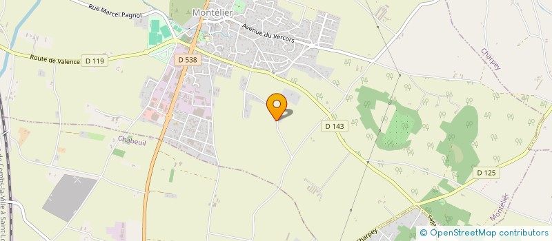 localisation de l'entreprise SCI FORBOU  MONTELIER