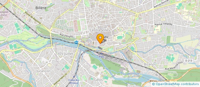 localisation de l'entreprise SCI FORCADE à PAU