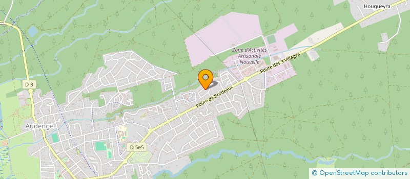 localisation de l'entreprise SCI FORCAL  AUDENGE