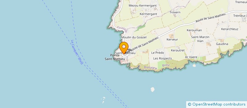 localisation de l'entreprise SCI FORCE 7  PLOUGONVELIN