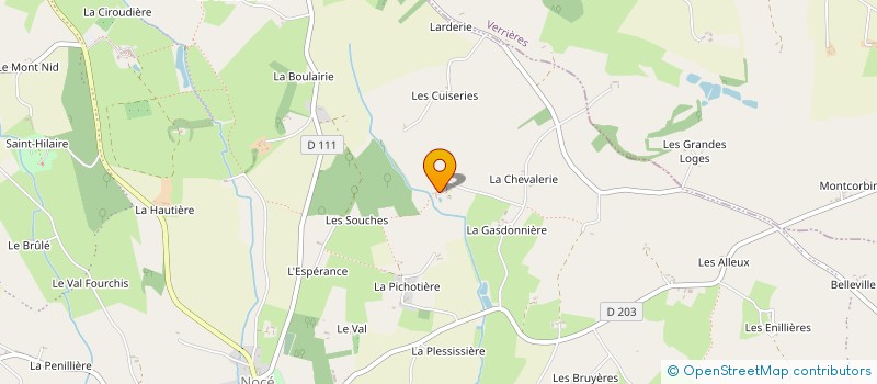 localisation de l'entreprise SCI - FORCE PERRODY à PERCHE-EN-NOCE