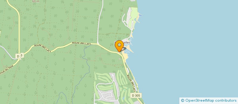 localisation de l'entreprise SCI FORCHA  BISCARROSSE