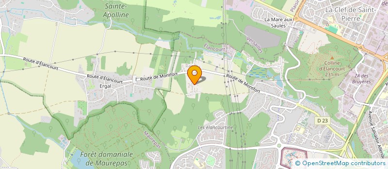 localisation de l'entreprise SCI FORDOUAS  ELANCOURT