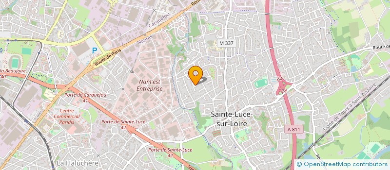 localisation de l'entreprise SCI FORDOV  SAINTE-LUCE-SUR-LOIRE