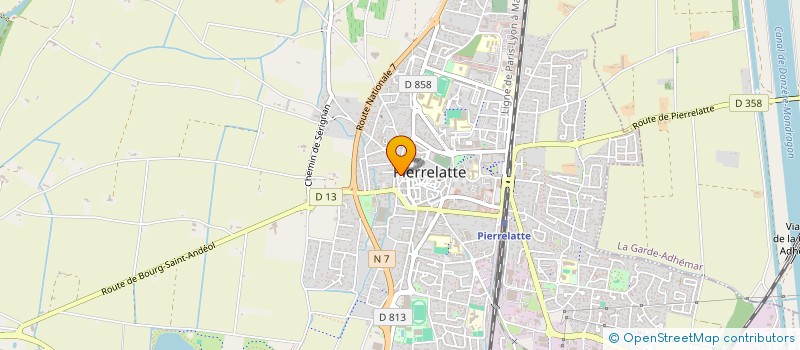 localisation de l'entreprise SCI FORESE à PIERRELATTE