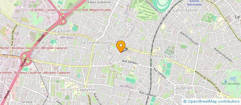 localisation de l'entreprise SCI FOREST  BORDEAUX