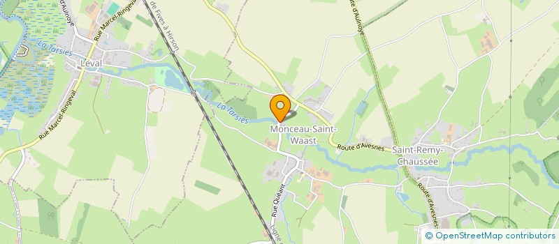 localisation de l'entreprise SCI FOREST  MONCEAU-SAINT-WAAST