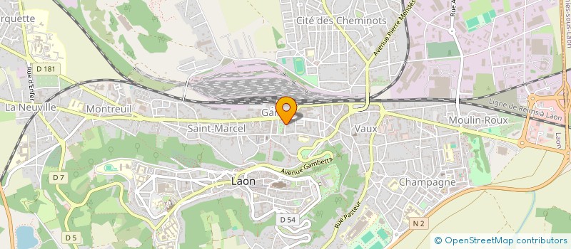 localisation de l'entreprise SCI FORESTER  CHERY-LES-POUILLY