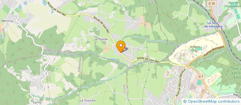 localisation de l'entreprise SCI FORESTIER  LENTILLY