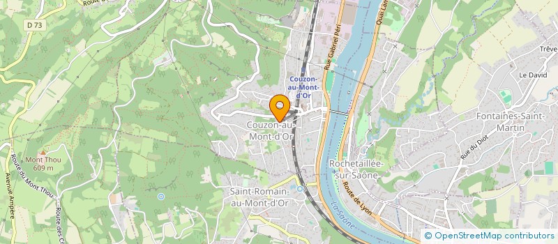 localisation de l'entreprise SCI FORESTIER - ANDRE  COUZON AU MONT D'OR