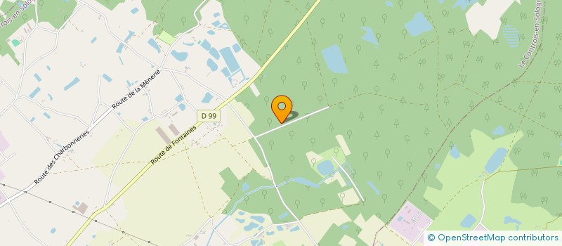 localisation de l'entreprise SCI FORESTIERE D.B  LE CONTROIS-EN-SOLOGNE