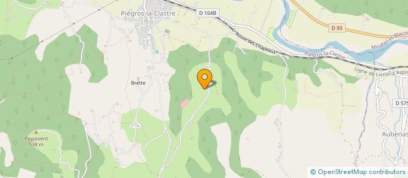 localisation de l'entreprise SCI FORESTIERE DE COMBE SOURDE  EYGLUY ESCOULIN