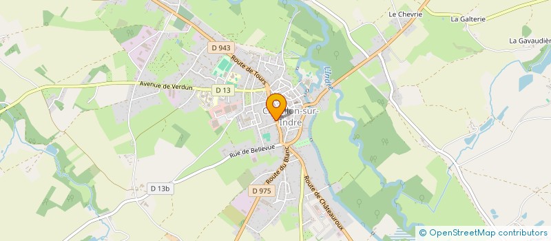 localisation de l'entreprise SCI FORESTIERE DE L'ANGOTTIERE à CHATILLON-SUR-INDRE