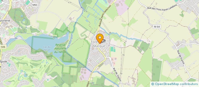 localisation de l'entreprise SCI FORESTOISE DELBE à FOREST-SUR-MARQUE