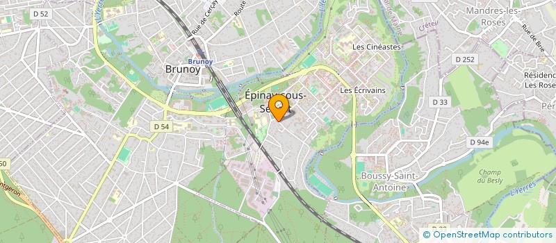 localisation de l'entreprise SCI FORET DE SENART à MONTGERON