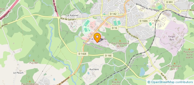 localisation de l'entreprise SCI FORET LANDES IMMO  EGLETONS