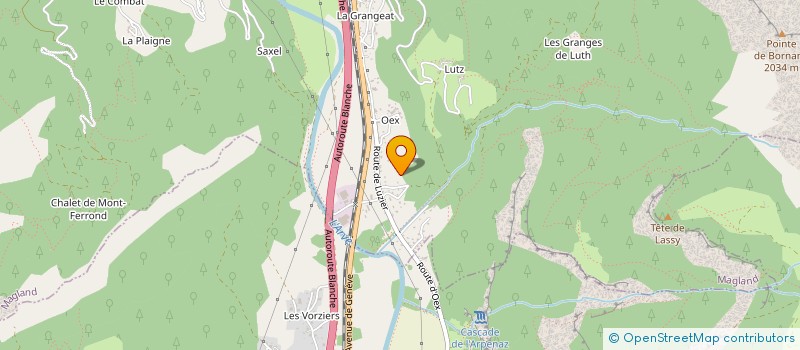 localisation de l'entreprise SCI FORETS DE LA RIPPAZ  MAGLAND