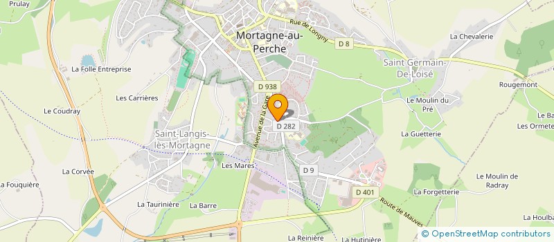 localisation de l'entreprise SCI FOREVER à MORTAGNE-AU-PERCHE