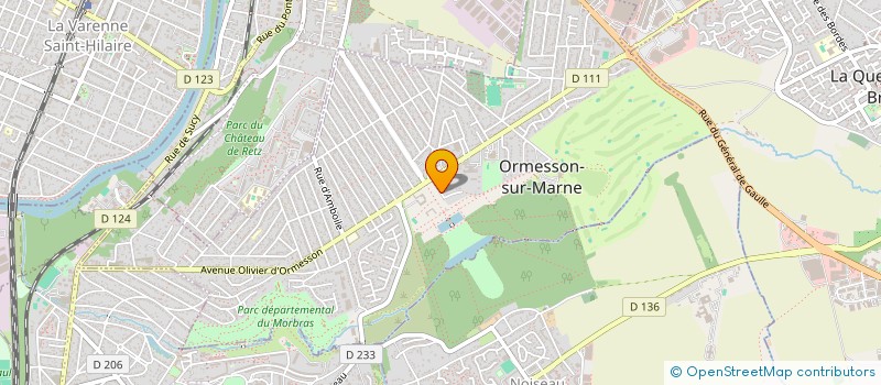 localisation de l'entreprise SCI FOREVER  ORMESSON-SUR-MARNE