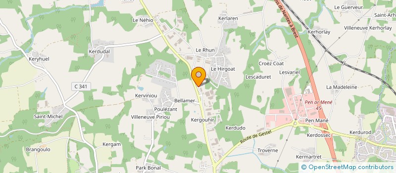 localisation de l'entreprise SCI FORGES GUILLOU  GUIDEL