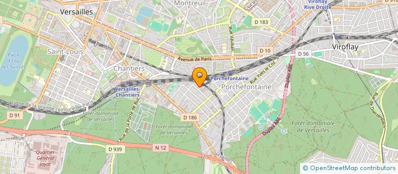 localisation de l'entreprise SCI FORGET à VERSAILLES