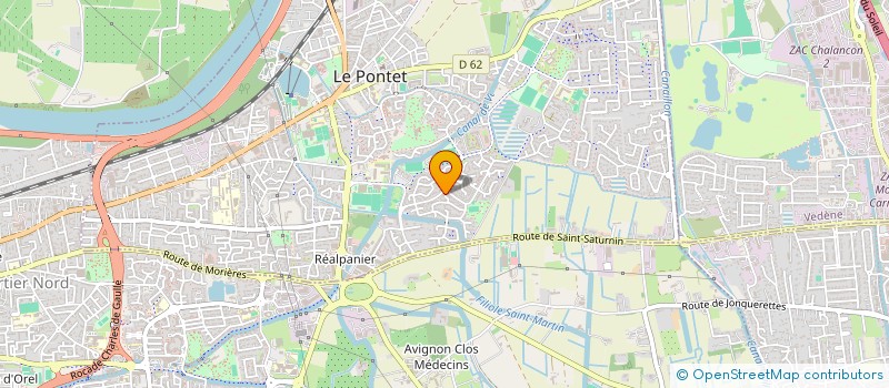 localisation de l'entreprise SCI FORGET'S  LE PONTET