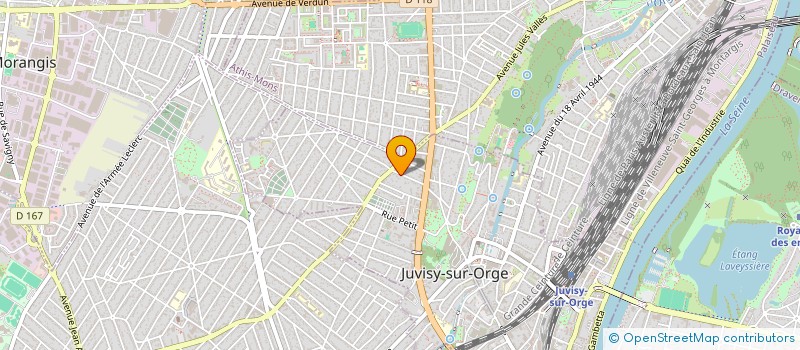 localisation de l'entreprise SCI FORGEVAL à JUVISY-SUR-ORGE