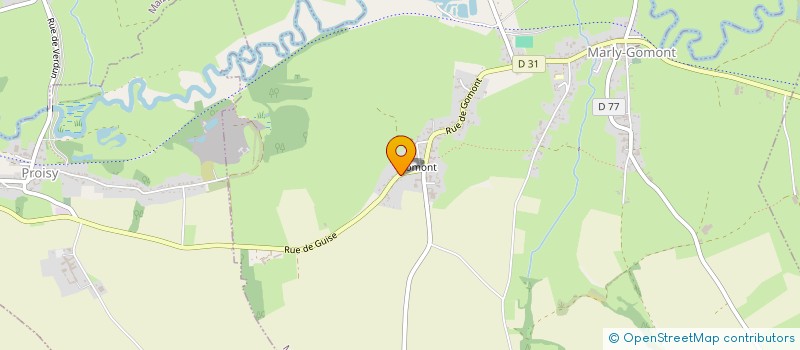 localisation de l'entreprise SCI FORGIONE  PUISIEUX-ET-CLANLIEU